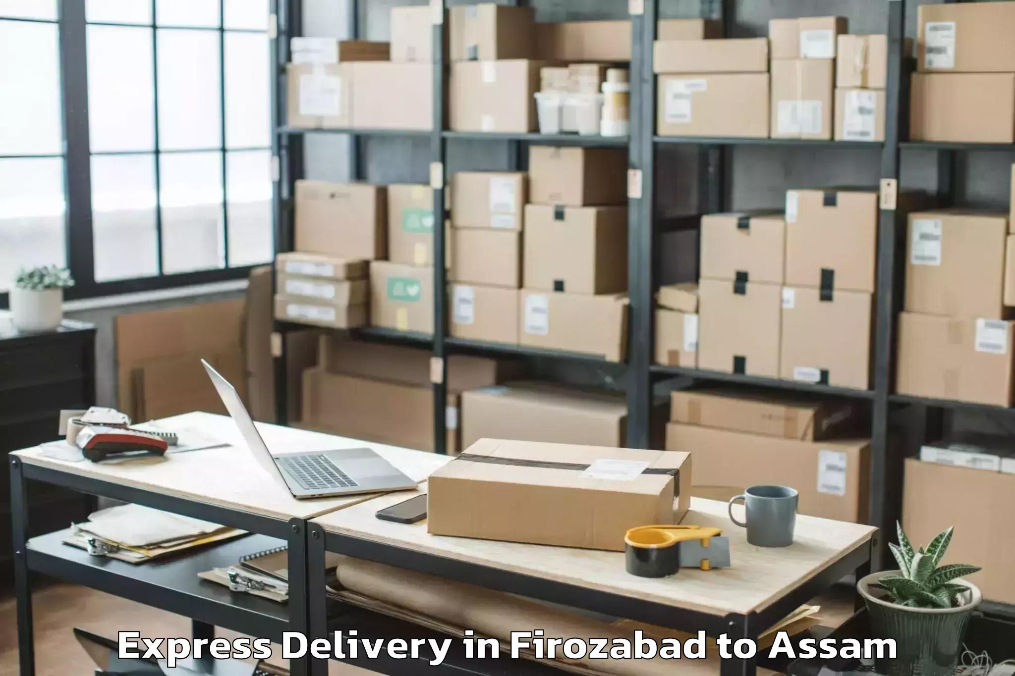 Book Firozabad to Guwahati Express Delivery